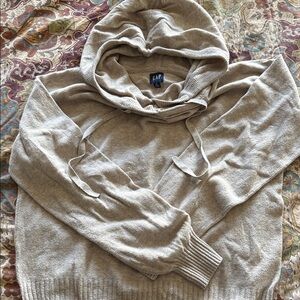 GAP Women's Beige Hoodie Sweater